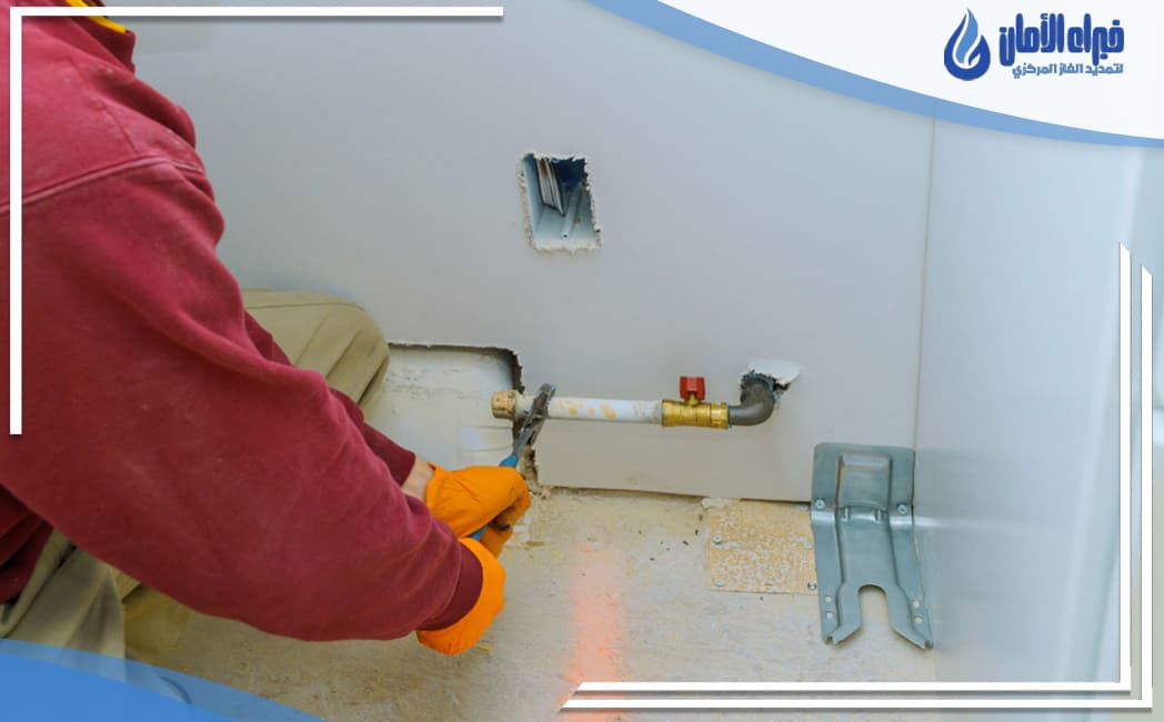 تمديد مواسير الغاز المركزي للمطابخ بالرياض